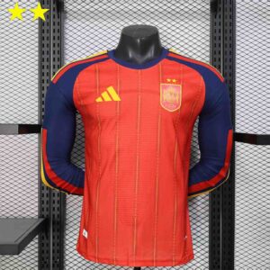 Maglia World Cup 2026 Spain Home 2 Stars Manica Lunga Player Version