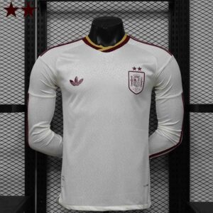 Maglia World Cup Jersey 2026 Spain Away 2 Stars Manica Lunga Player Version