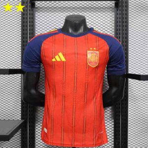 Maglia World Cup Jersey 2026 Spain Home 2 Stars Player Version Soccer