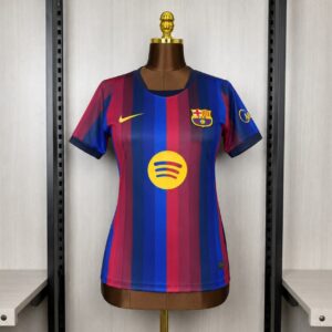 Maglia 26-27 Barcelona Home Woman Soccer Clothes