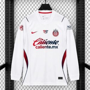 Maglia 26-27 Chivas Away Manica Lunga Soccer Clothes