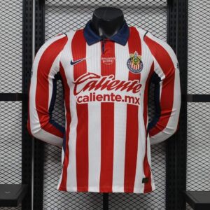 Maglia 26-27 Chivas Home Manica Lunga Versione Giocatore