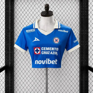Maglia 26-27 Cruz Azul Cropped Home Woman