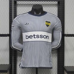 Maglia 26-27 Boca Juniors Away Manica Lunga Versione Giocatore Soccer Clothes